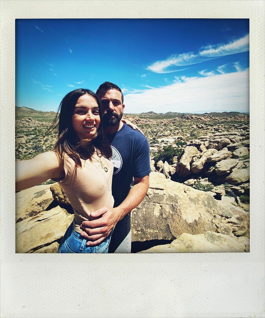 Ben Affleck Over The Top Birthday Getaway Ana de Armas Instagram Polaroid